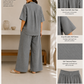 Women's Premium Relaxed Co-Ord Set – Grey | Article 003