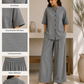 Women's Premium Relaxed Co-Ord Set – Grey | Article 003