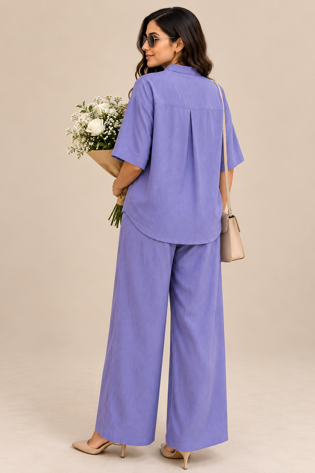 WOMEN'S PREMIUM RELAXED CO-ORD SET – LAVENDER